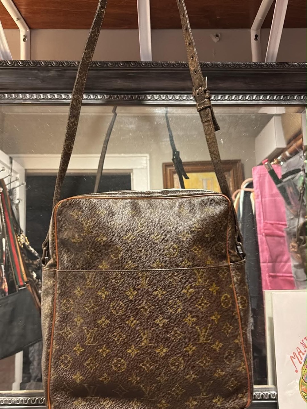 Final Price~Louis Vuitton Monogram Canvas Marceau GM Messenger Bag w/ COA - Picture 3 of 16